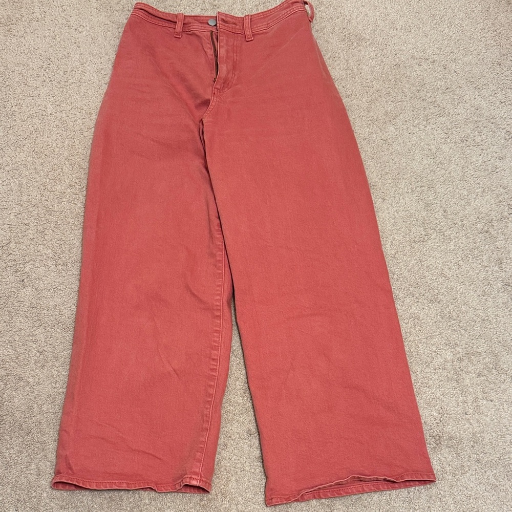 Universal Thread Coral Sailor Wide-Leg Jeans